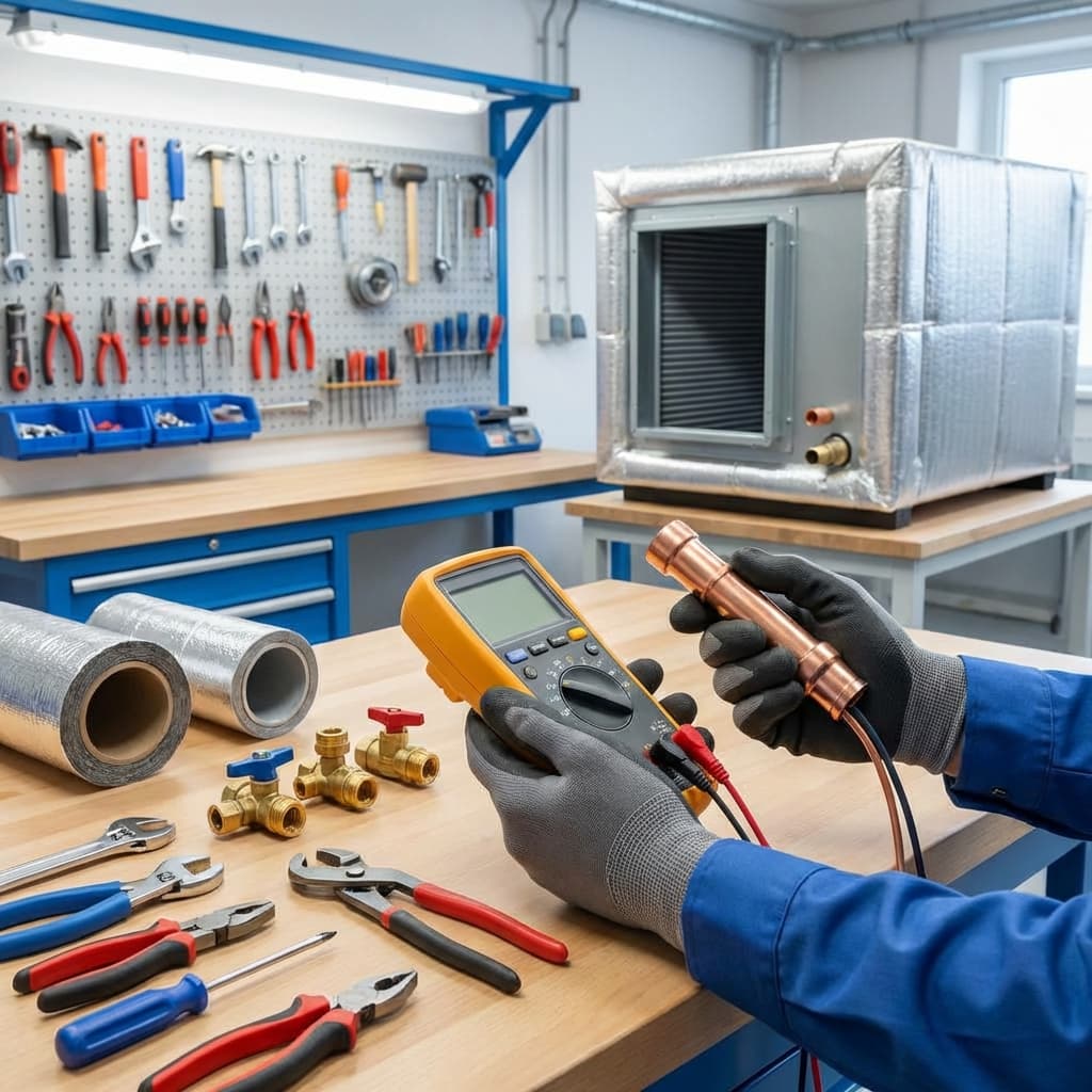 heating and cooling supporting image