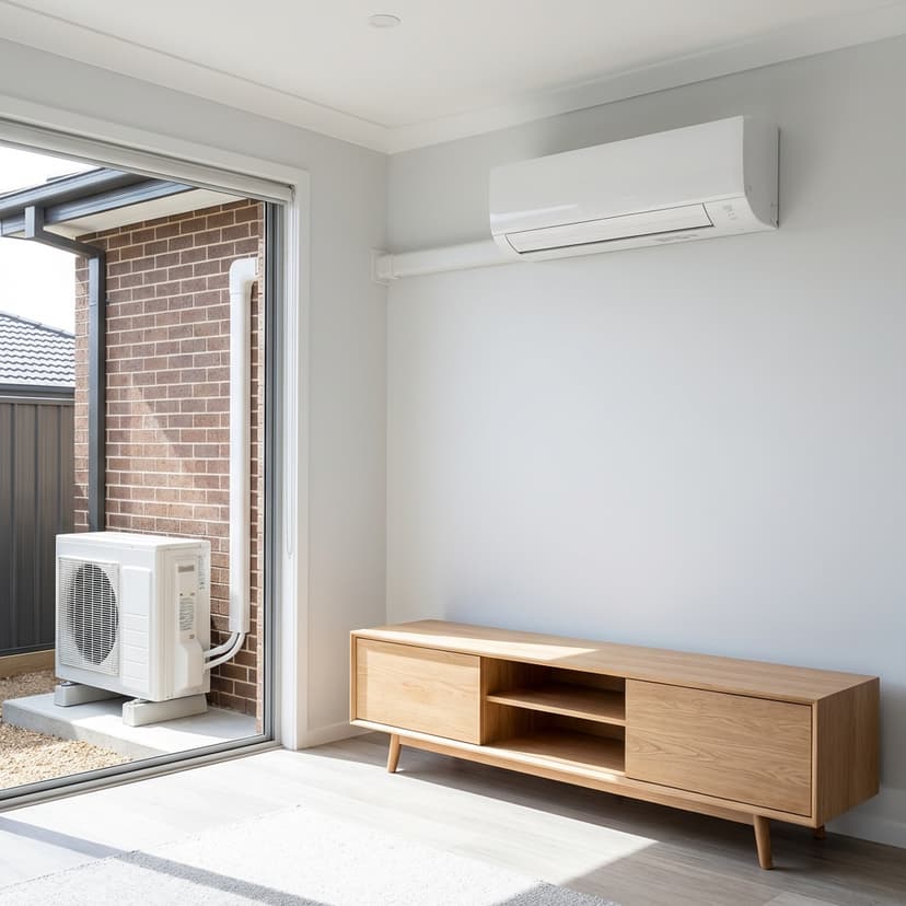 Installation of wall-mounted air conditioning unit